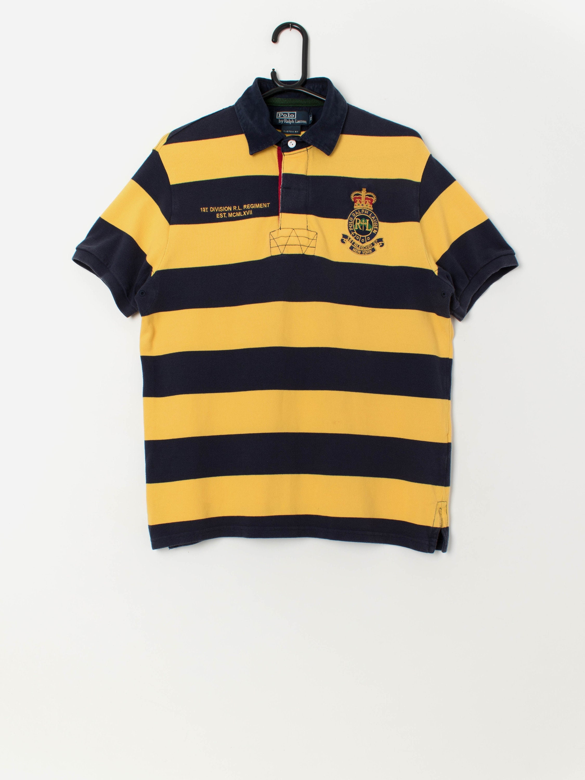 90s Vintage Polo by Ralph Lauren 381 Bleecker St Striped 90s Vintage Polo by Ralph Lauren 381 Bleecker St Striped