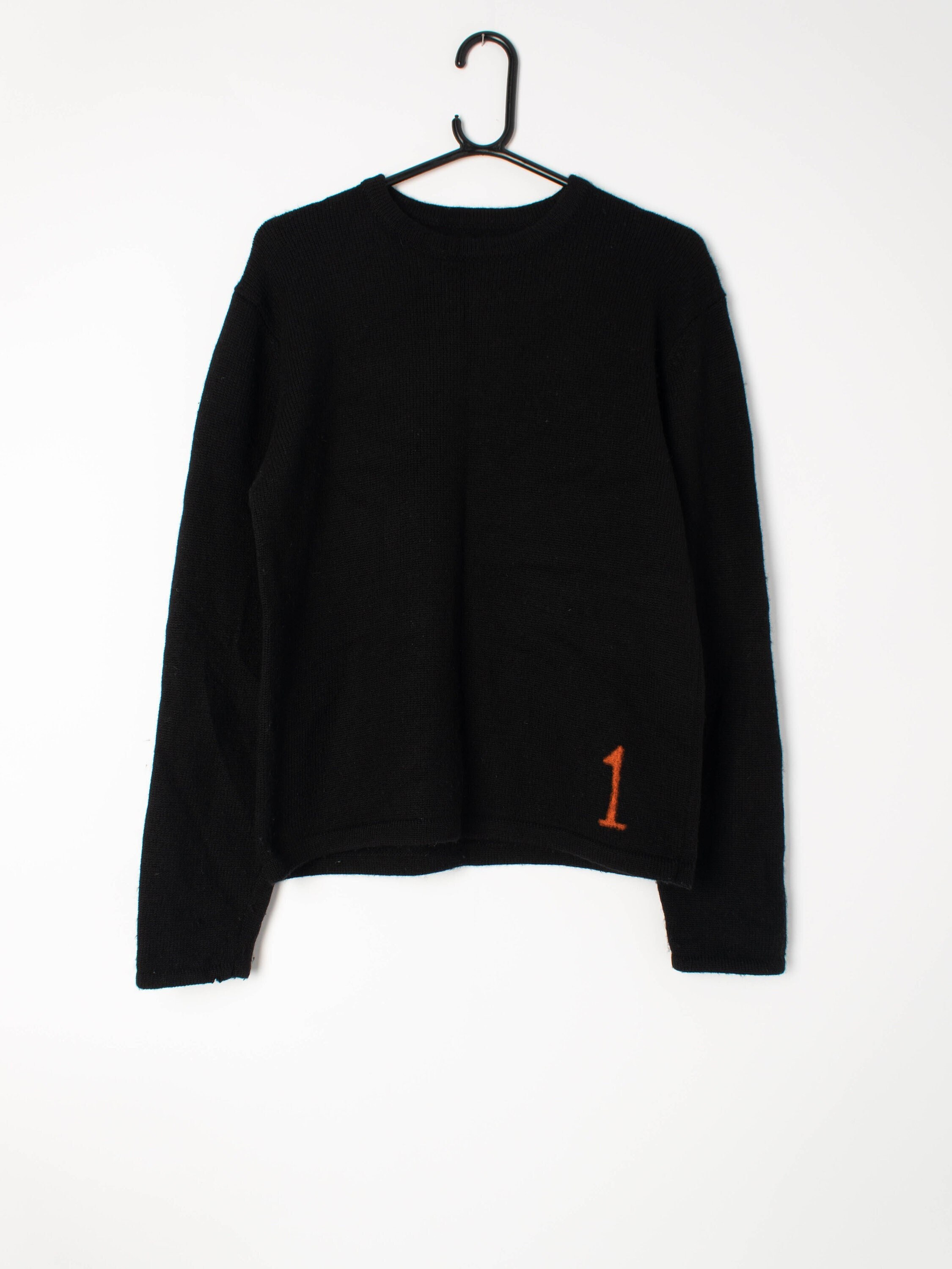 Simple black shop sweater