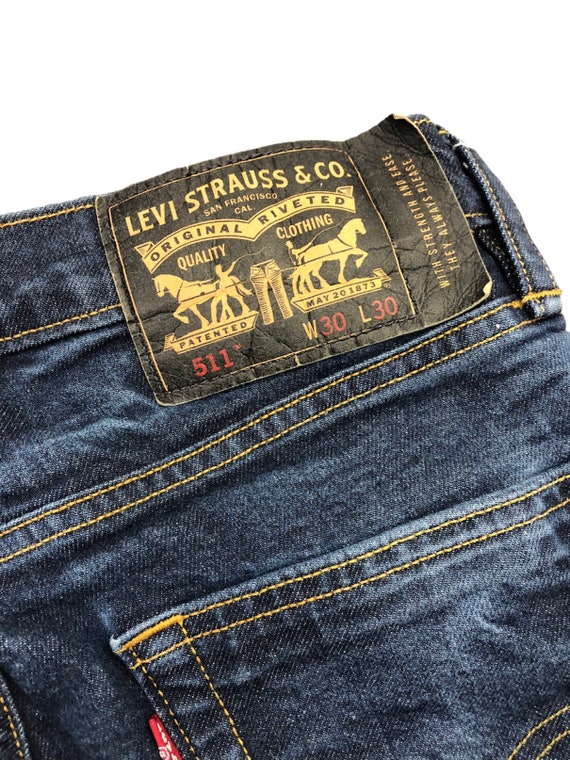 amerikansk dollar modnes skranke Levis 511s 29 X 28.5 Skateboarding Jeans With Reinforced - Etsy