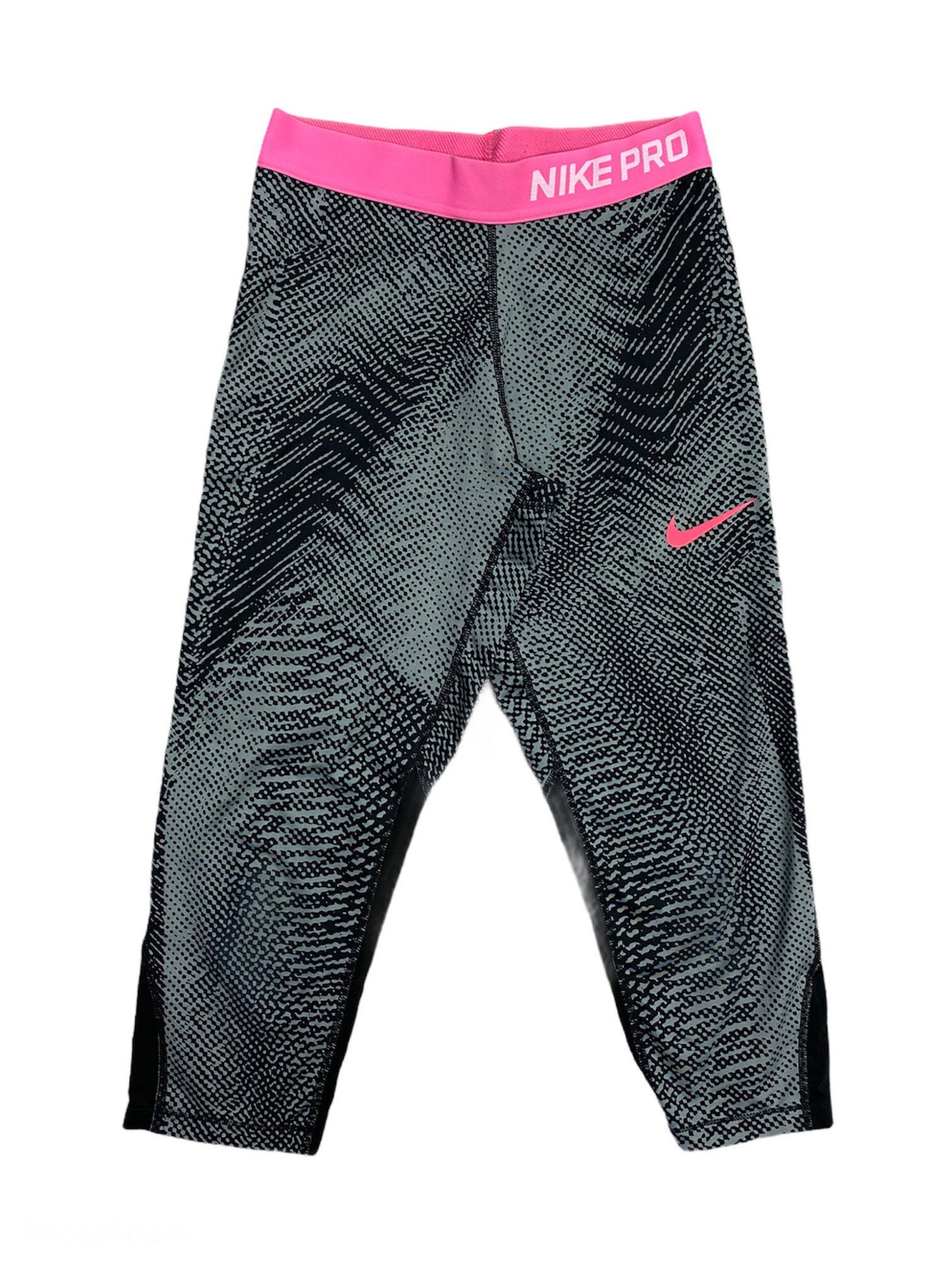 Leggings Nike Pro 3/4 Length para mujer con cintura y - Etsy España