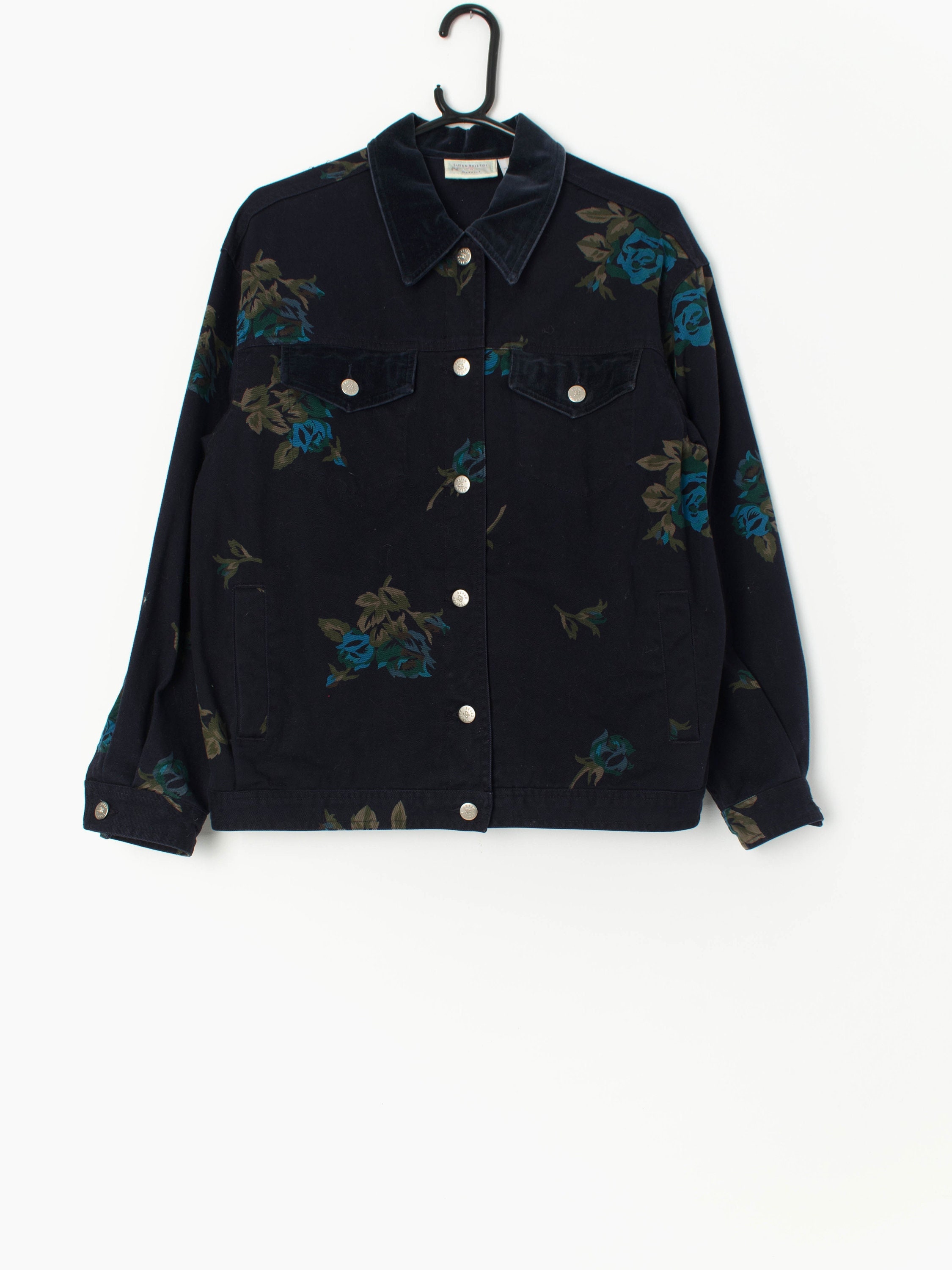 Revivify Denim Jacket Floral – Luxury and Love
