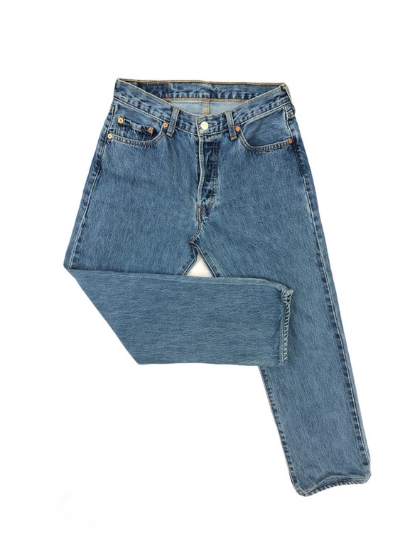 30x27 Vintage Levis 501 Denim Jeans Straight Leg Mid Blue - Etsy Hong Kong