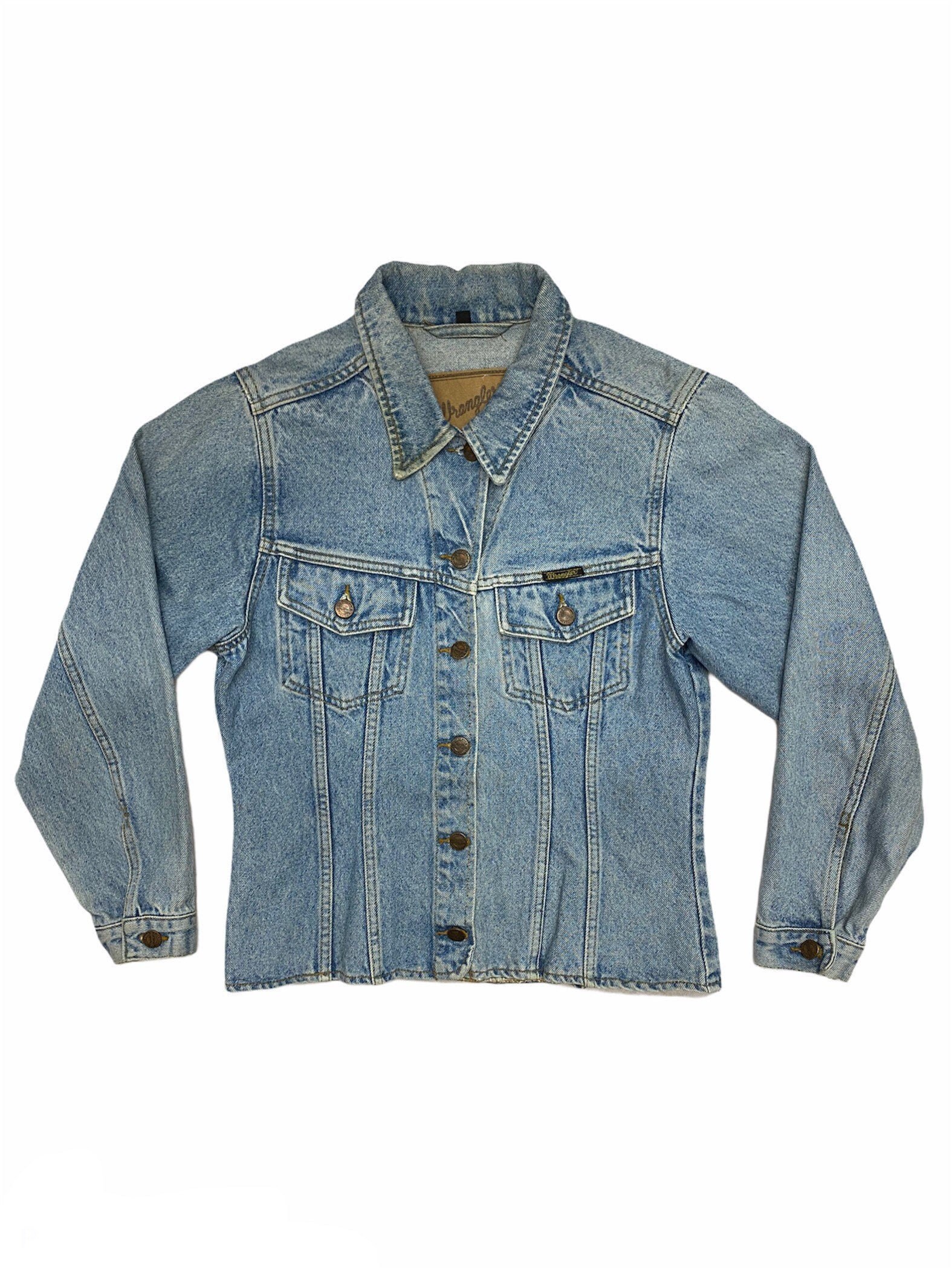 Vintage WRANGLER Denim Jean Jacket 
