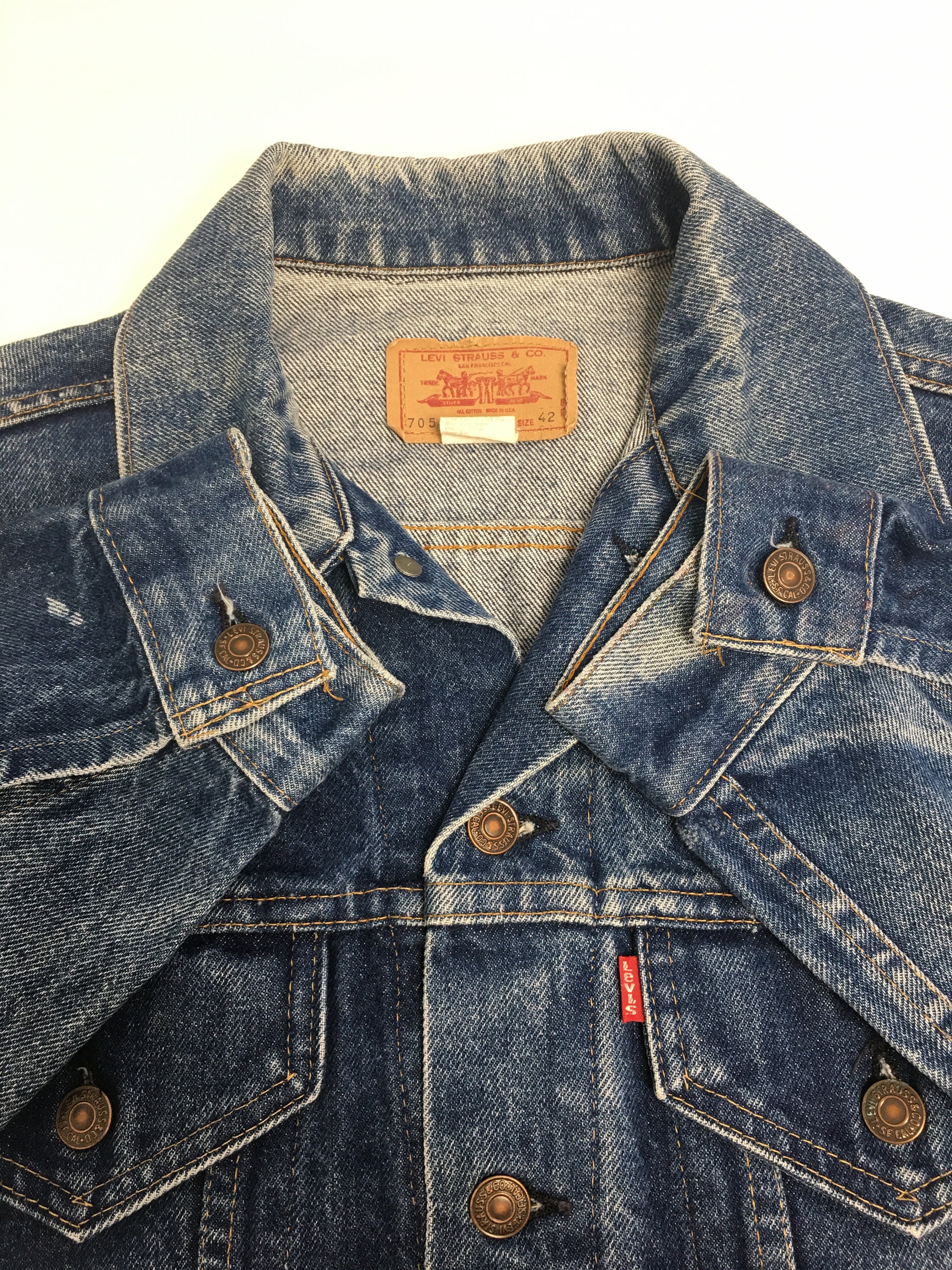 Vintage Levis 70505 Denim Jacket, Made in the USA Medium - Etsy Vintage Levis 70505 Denim Jacket, Made in the USA Medium - Etsy