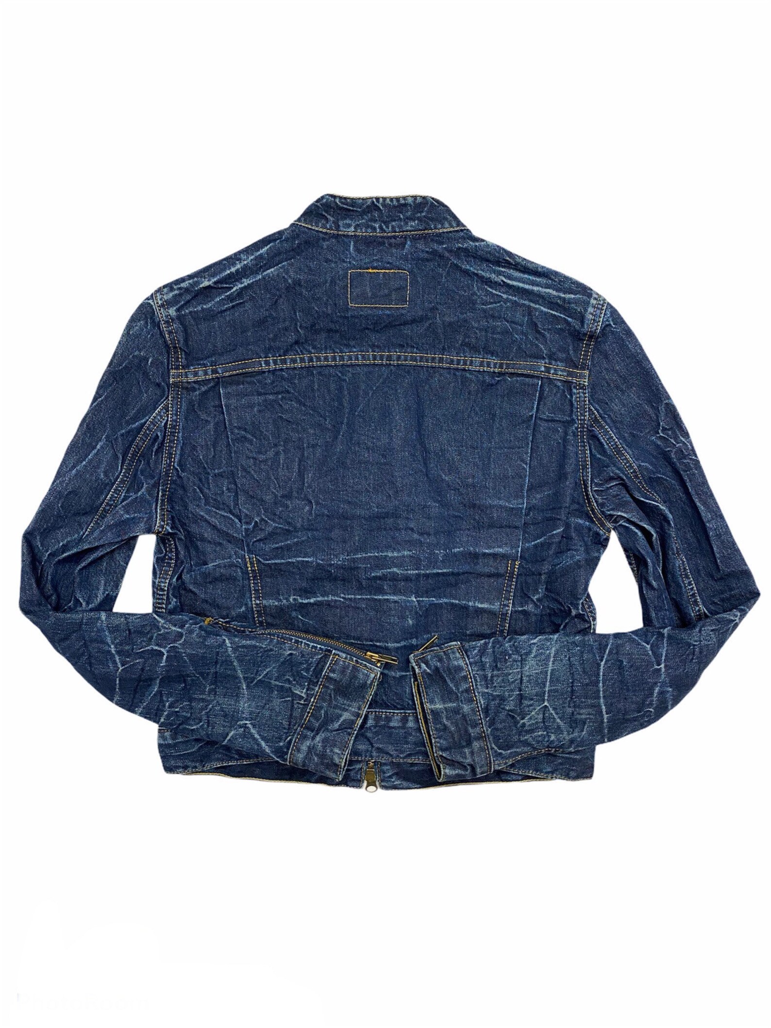 zip up denim