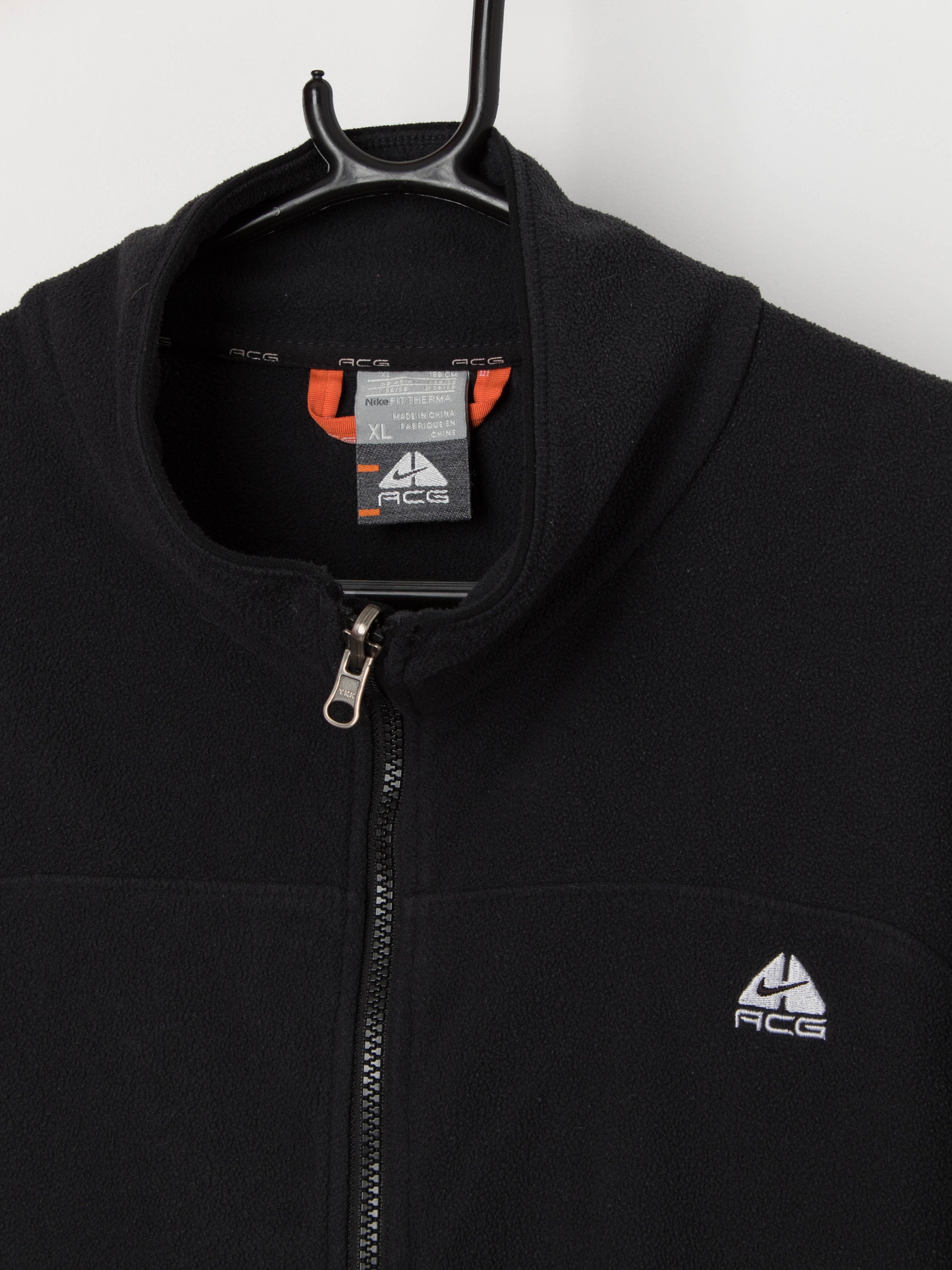 Buy Vintage Y2K Nike ACG Fleece Jacket in Black - XL Online in 
