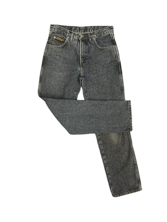 Vintage Wrangler Texas jeans en stonewash gris 30 x 31 - Etsy España
