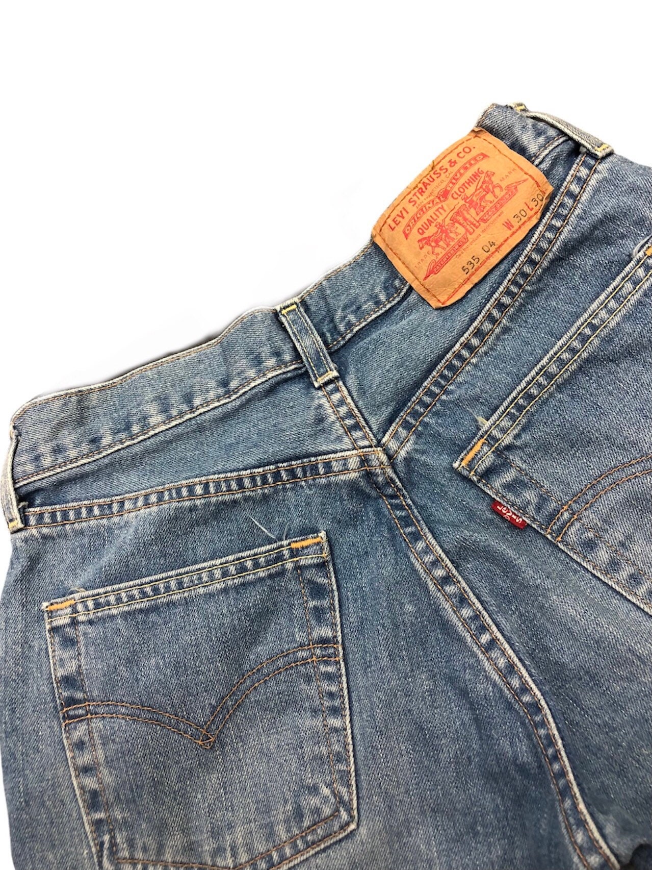 Vintage 90s Levis 28x28.5 Straight Leg Jeans in Etsy