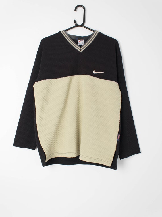 nike sweatshirt vintage 90s beige
