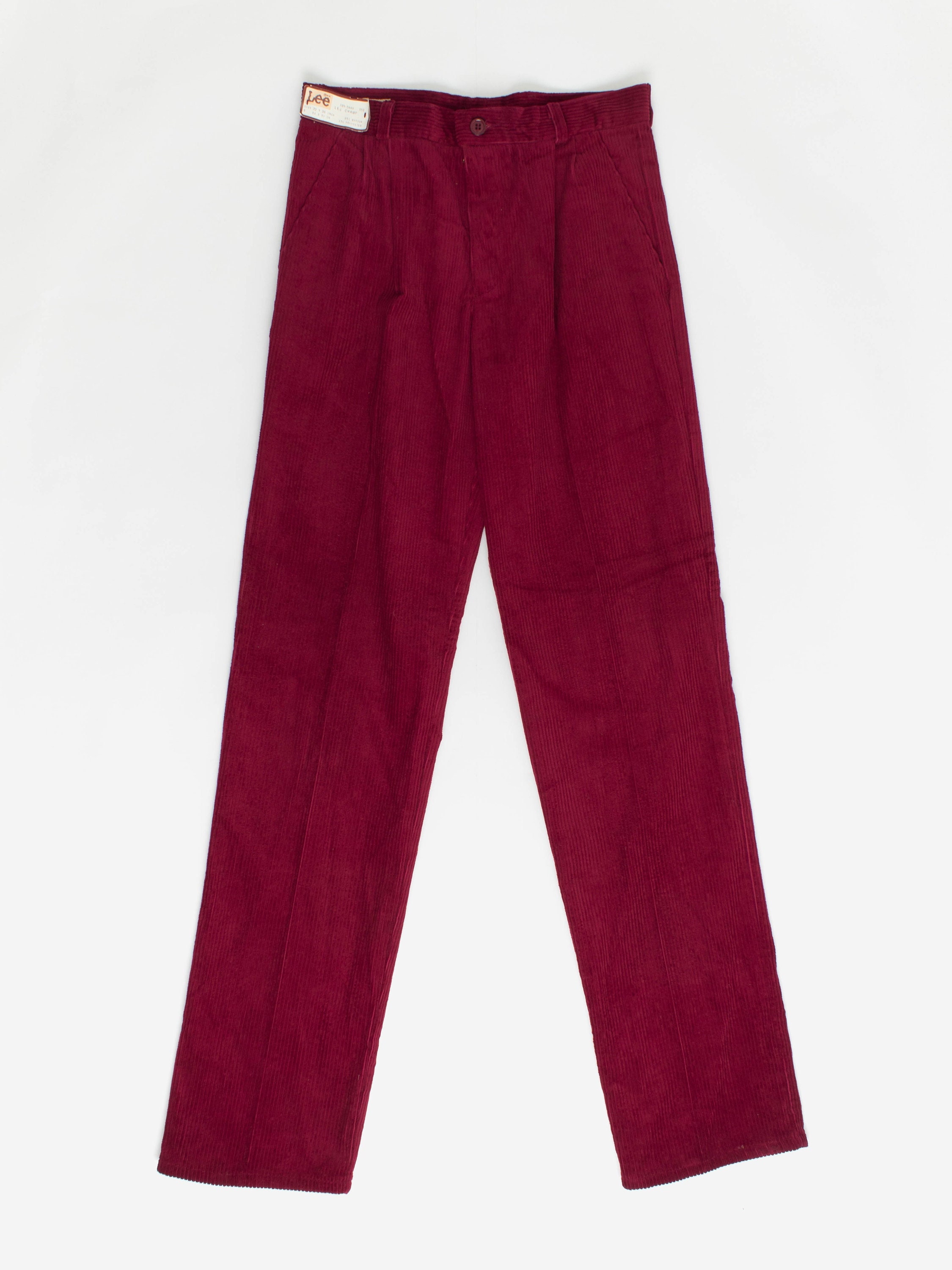 Red Corduroy Pants -  UK