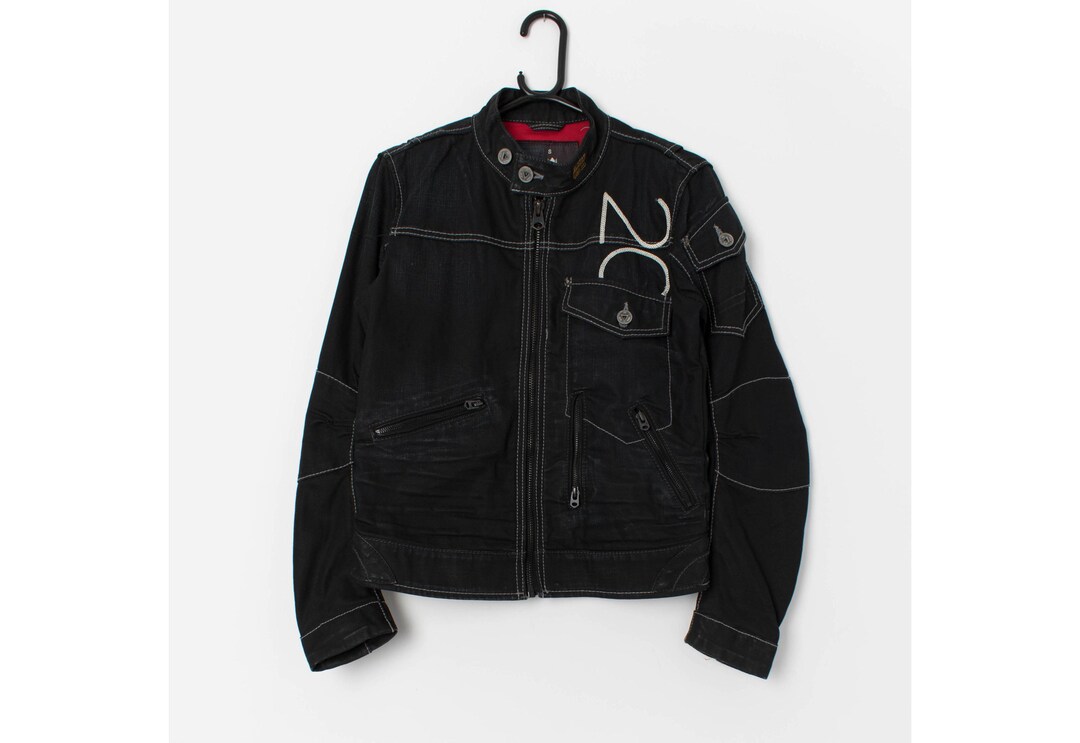 Vintage y2k G Star Raw Utility Multipocket Black Jacket | eBay