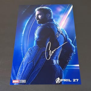 Chris evans signed - Etsy 日本