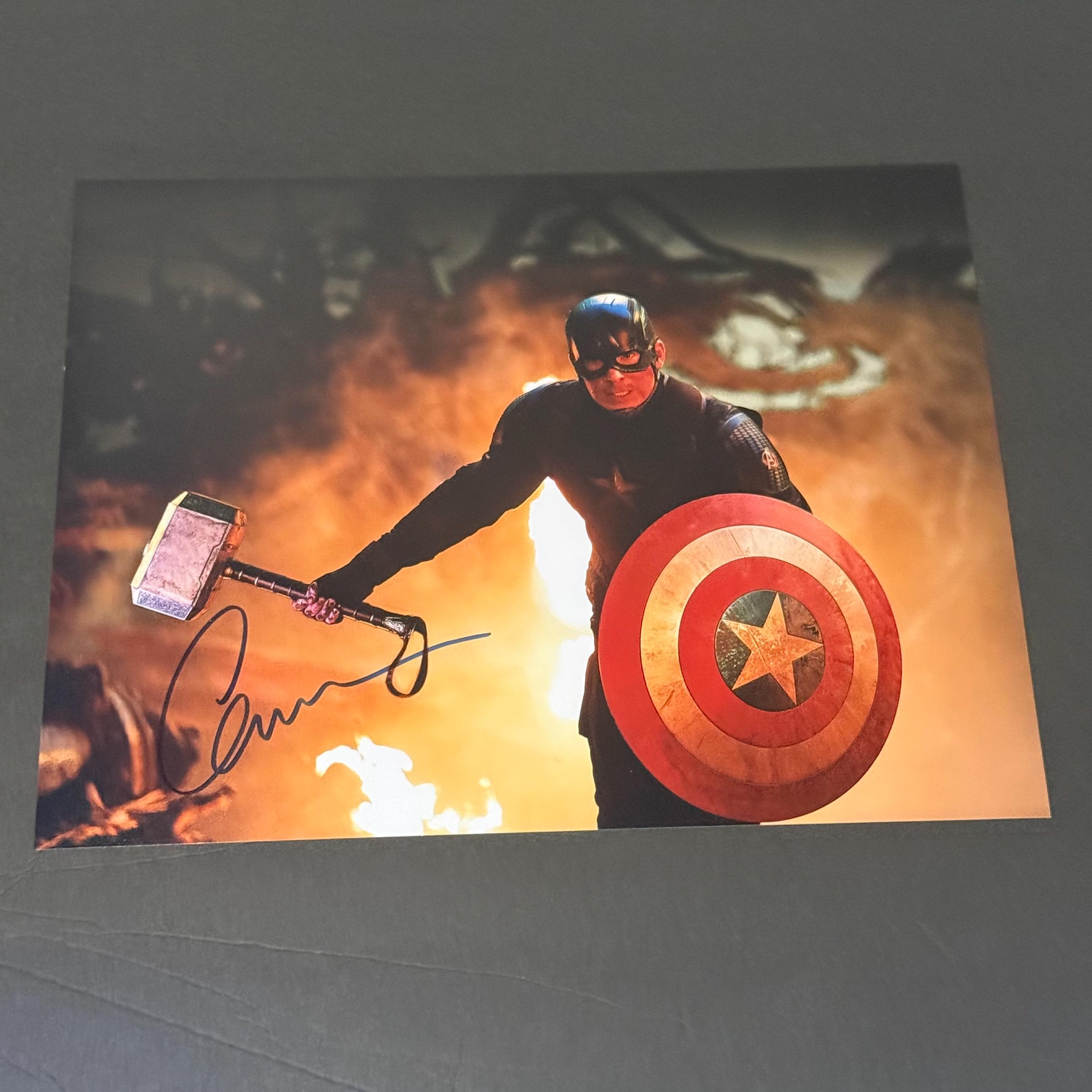 Chris evans signed - Etsy 日本