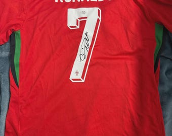 Koszulka reprezentacji Portugalii na Mistrzostwa Świata z autografem i podpisem Cristiano Ronaldo PSA/DNA COA