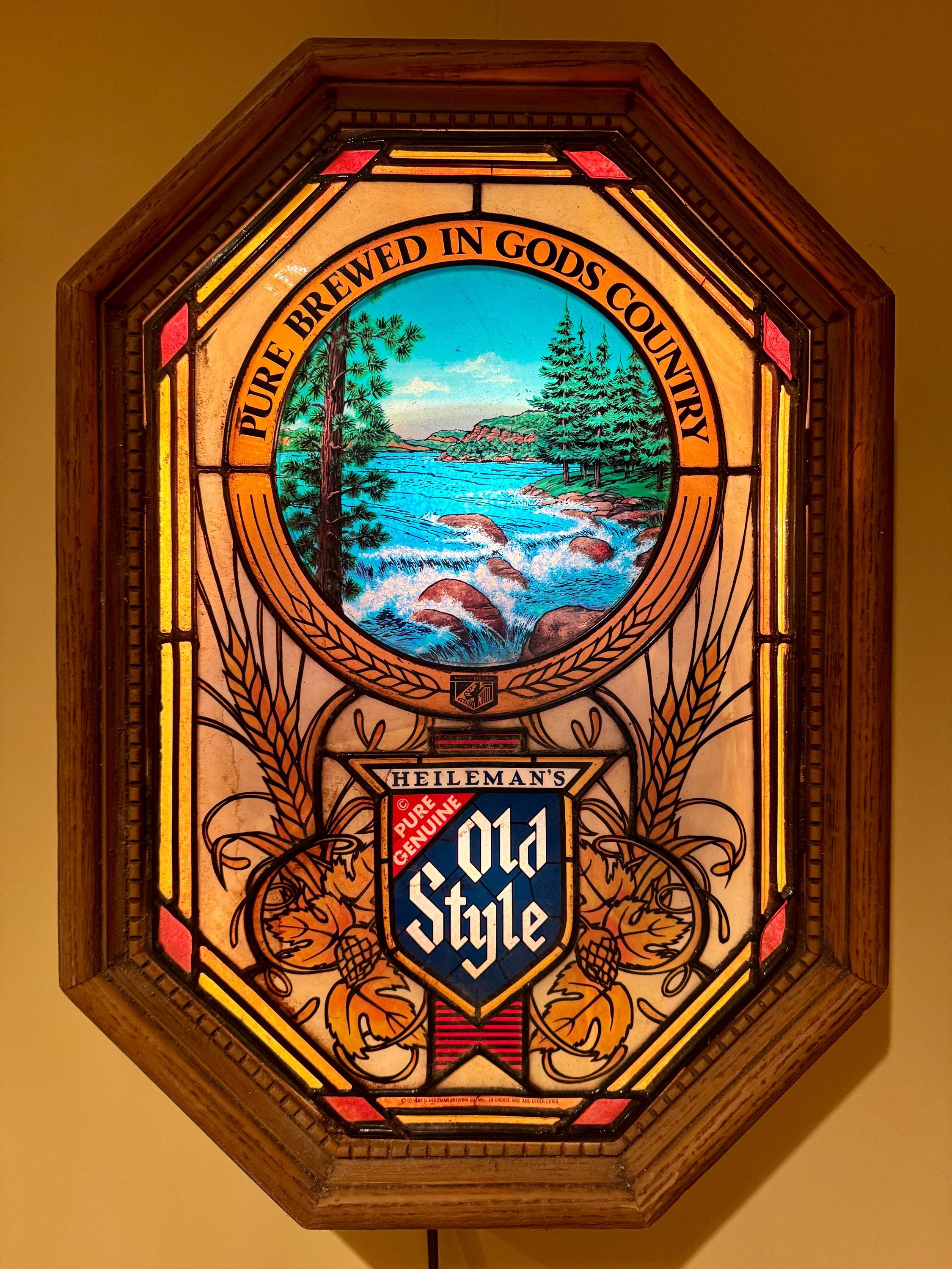 Old Style Beer Sign Light - Etsy