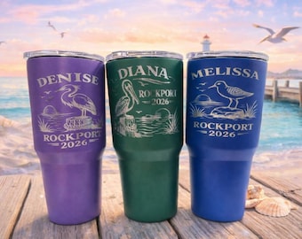 Personalized Engraved 20 ounce tumblers