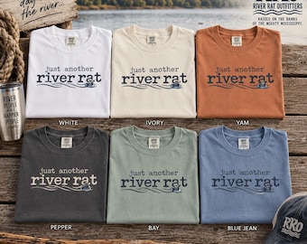 River Rat Shirt, Mississippi River Tee, Simple River Life T-Shirt
