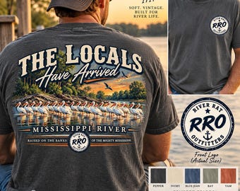 Mississippi River Pelican Shirt, River Bird T Shirt, Vintage River Life Tee, Boater Gift