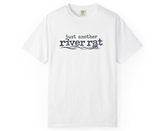 Copy of River Rat Shirt, Mississippi River Tee, Simple River Life T-Shirt