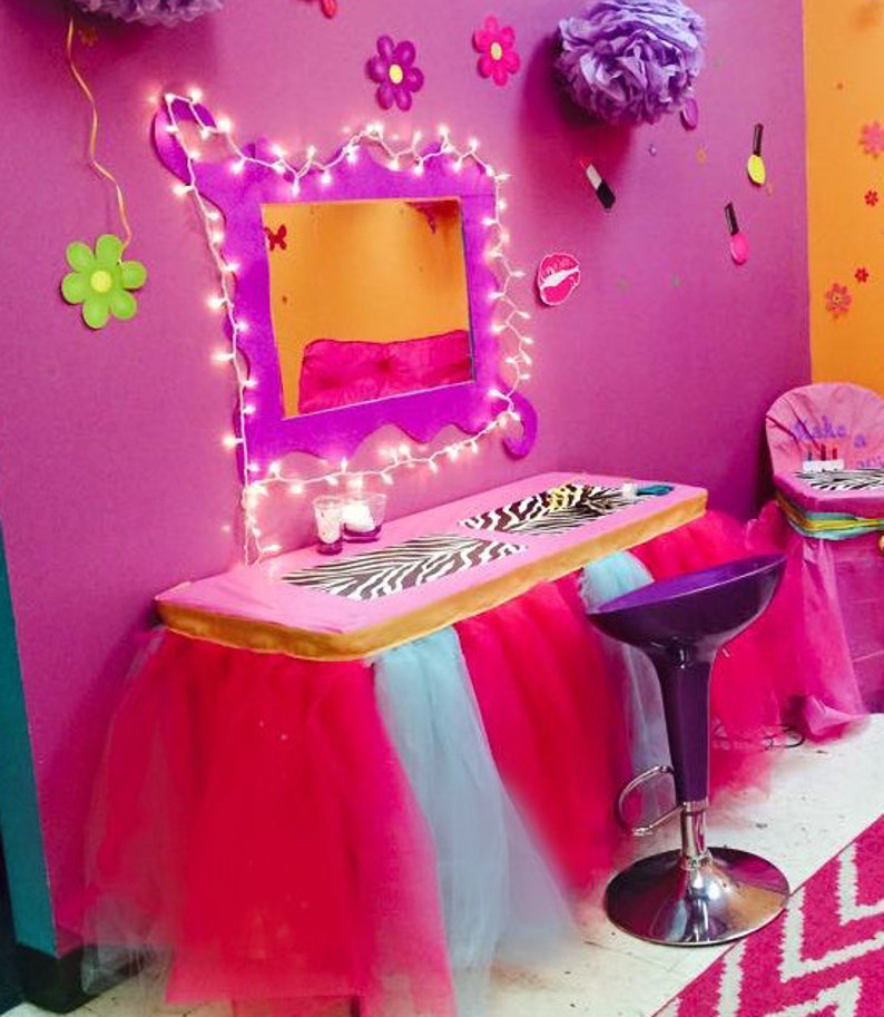 Custom Tutu Table Skirt, Candy Buffet, Centerpiece, Head Table image 1