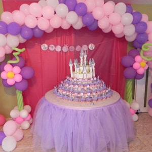 Tutu Table Skirt, Custom Made, Wedding, Birthday, Baby Shower image 5
