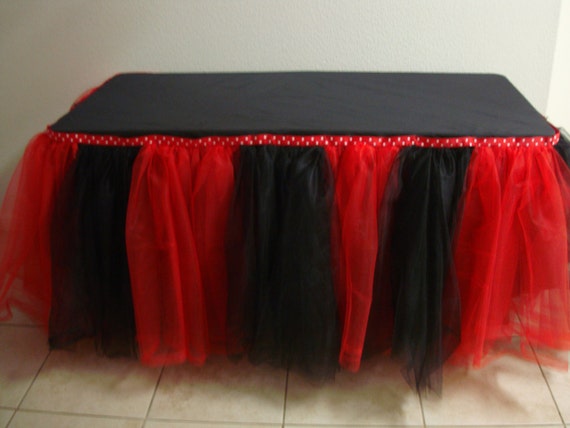 Minnie Mouse Tutu Table Skirt Il_570xn