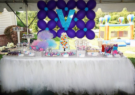 Custom Tulle Tutu Table Skirt Wedding, Birthday, Baby Shower Il_570xn
