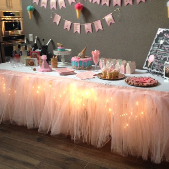 Tutu Table Skirt, Custom Made, Wedding, Birthday, Baby Shower Il_570xn