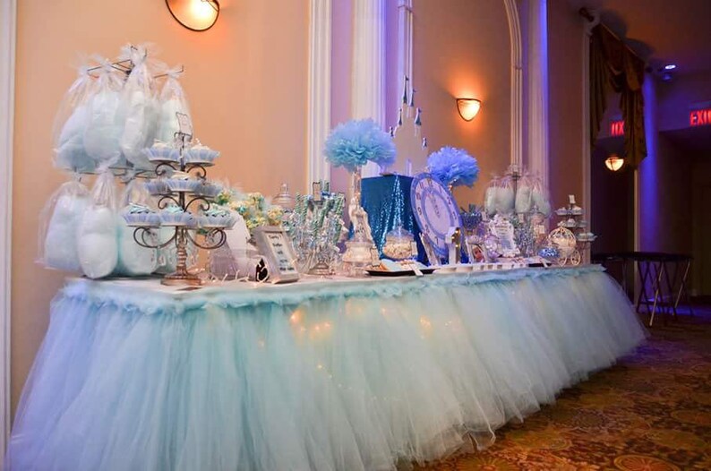 Custom Tutu Table Skirt, Candy Buffet Skirt, Centerpiece, Head Table Skirt image 2