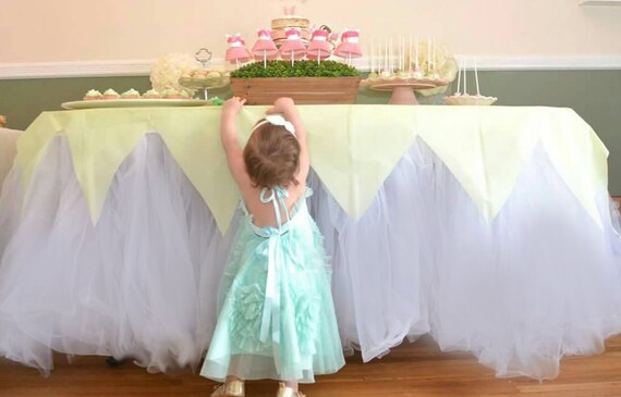 Custom Tutu Table Skirt, Fairytale Party, Woodland Theme Il_570xn