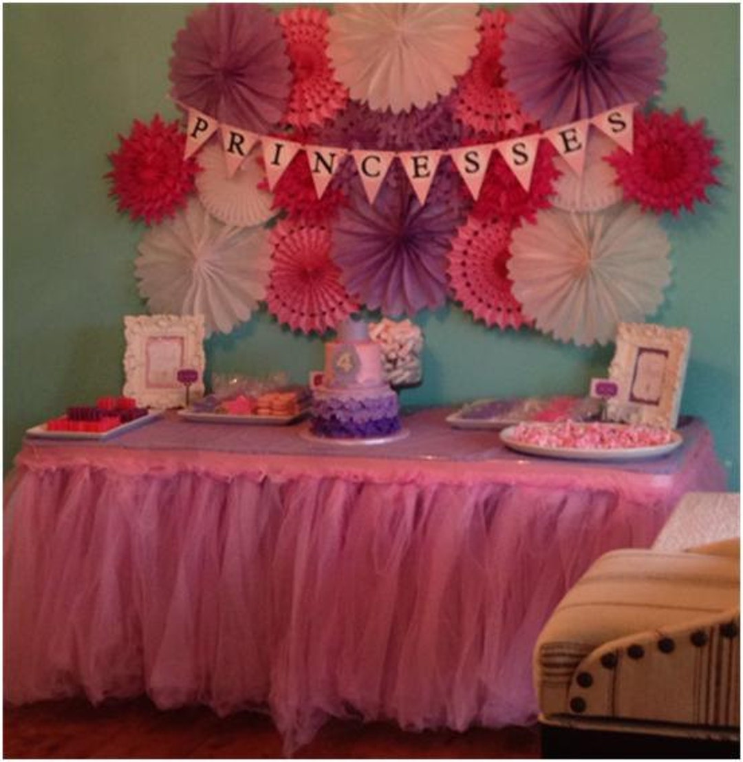Tulle Tutu Table Skirt Head Table Party Table Custom Made You Etsy