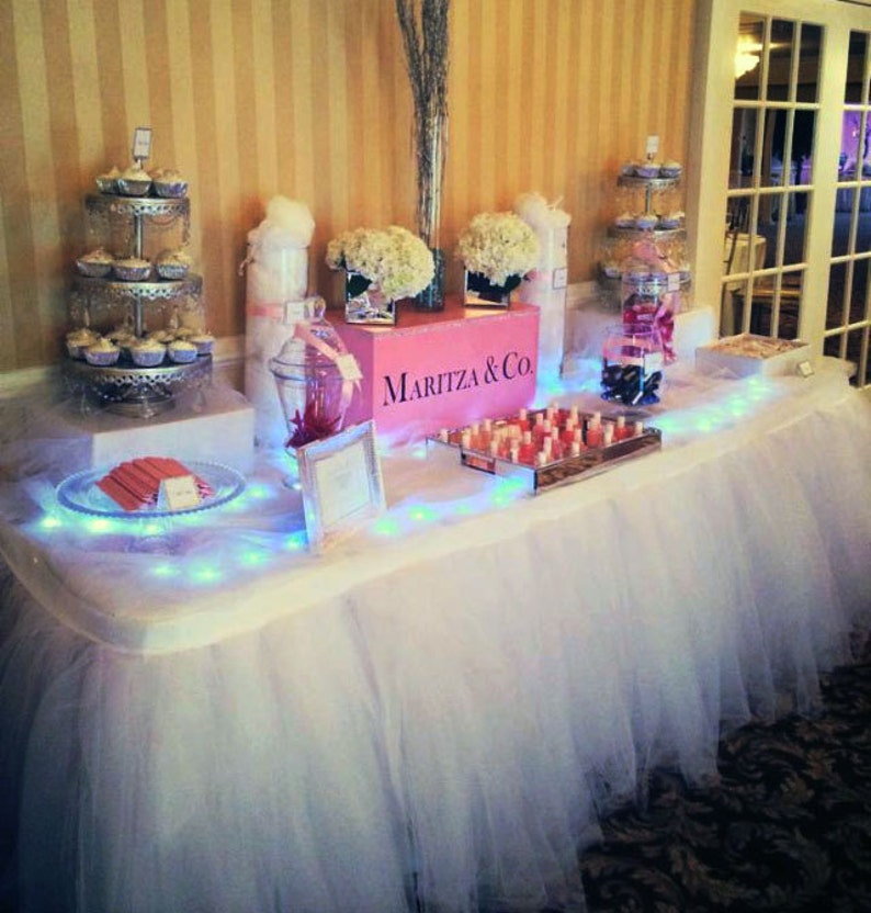 Tutu Table Skirt Wedding Shower Baby Shower Head Table Etsy Tutu Table Skirt Wedding Shower Baby Shower Head Table Etsy