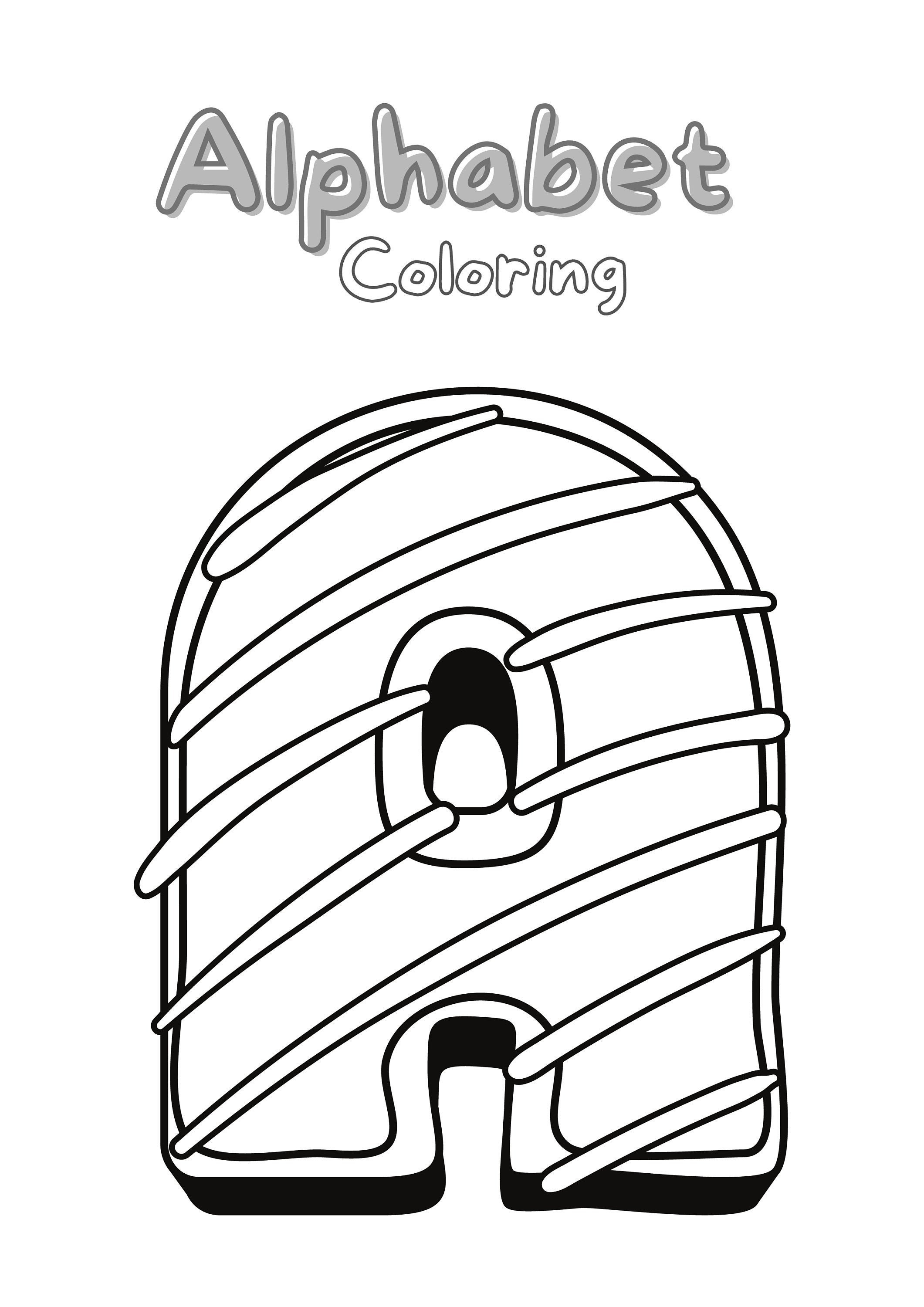 Alphabet Colouring Sheets l Colouring Book l Kid's | Etsy