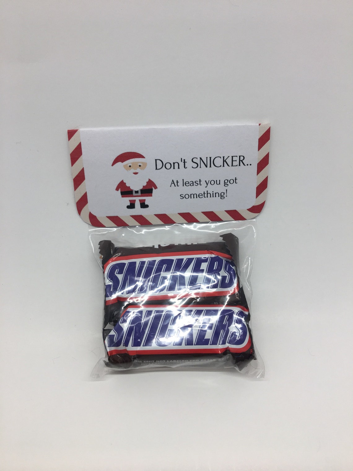 Don't Snicker Christmas Chocolate Stocking Stuffer - Etsy