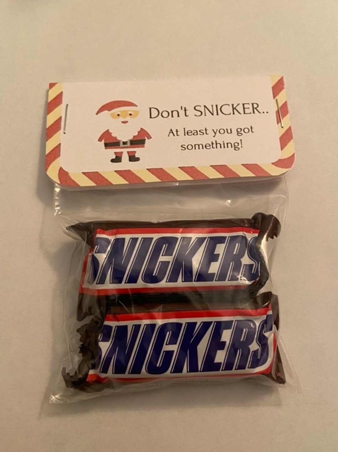 Don't Snicker Christmas Chocolate Stocking Stuffer - Etsy