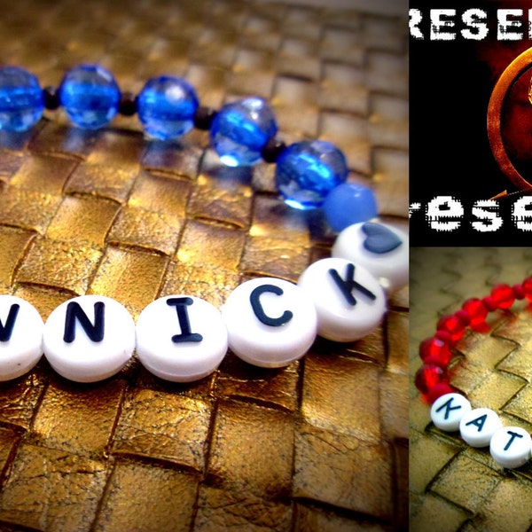 Special Listing for Hannah. Katniss and Finnick Bracelets. OTP Finniss. XD 8)