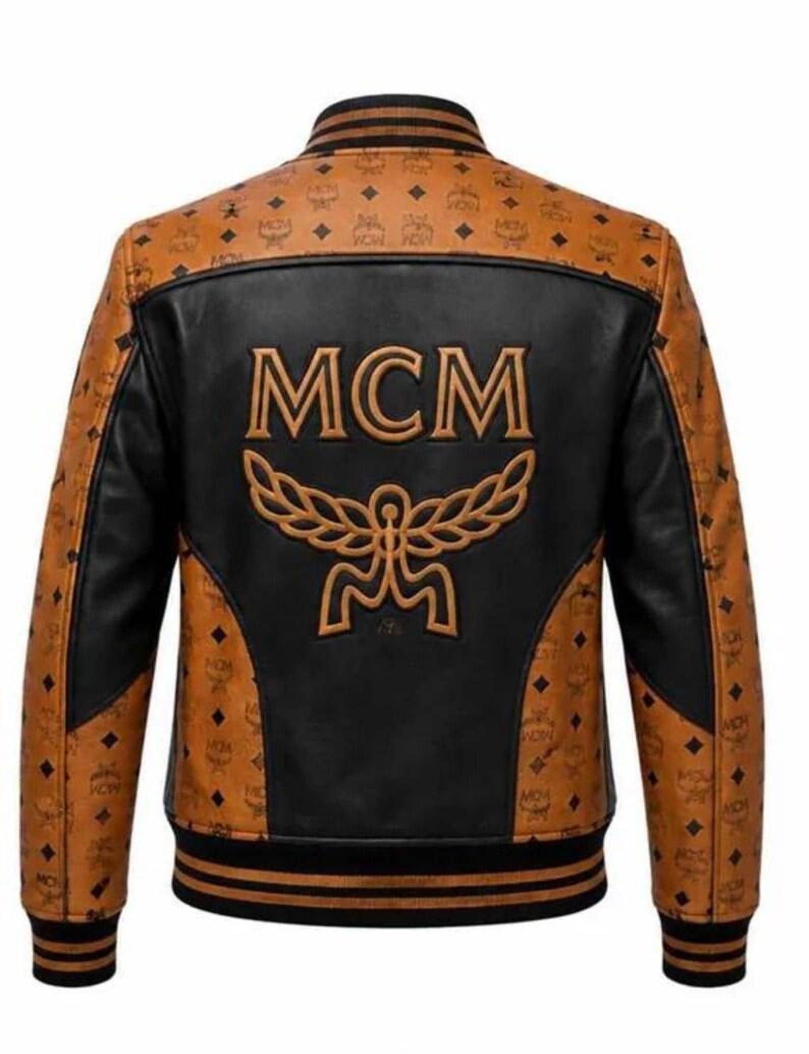 mcm ライダースジャケット Mcm Leather Jacket - Etsy