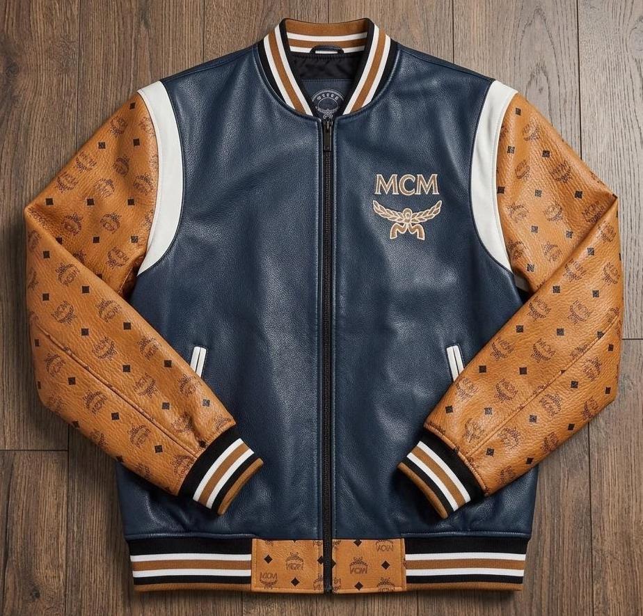 Mcm Leather Jacket - Etsy