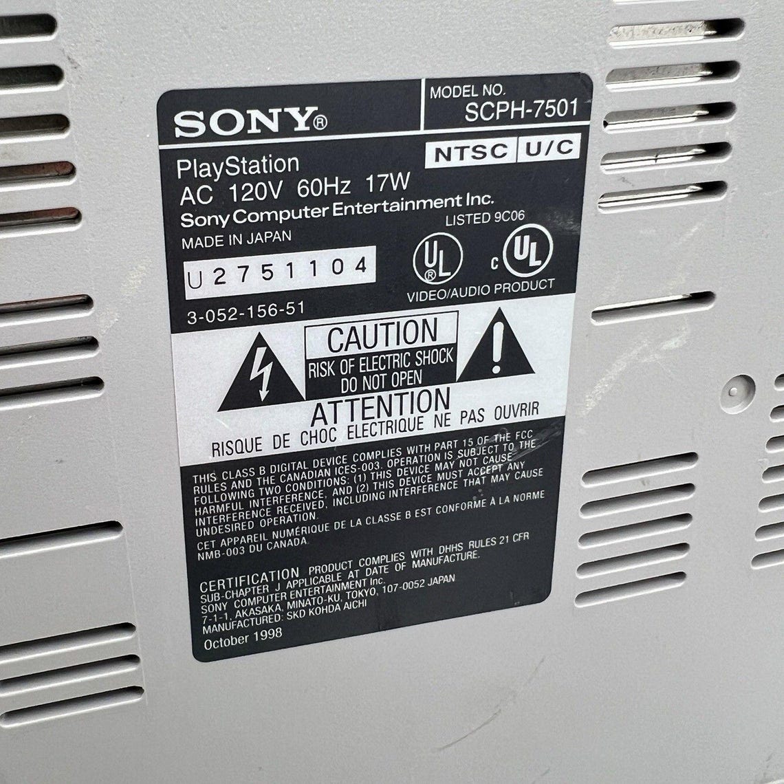 Sony PlayStation 1 PS1 SCPH-7501  Controller +Memory Card +Hello Kitty Game Read, foto 4 di 5