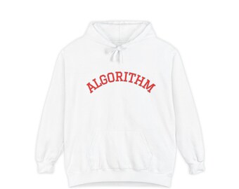 Algorithm Arch Logo Hoodie | Tech Typography Pullover
