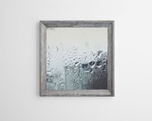 8x8 - Cold Rain - Rain drops, Wet, Macro, Abstract, Fine Art Photography