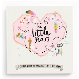 The Little Years Toddler Memory Book for Girls - Ages 1-5 Milestone ...