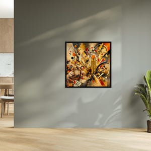 Fragmented | Fine Art Canvas Print | Stretched or Floating Framed | Abstract Wall Art