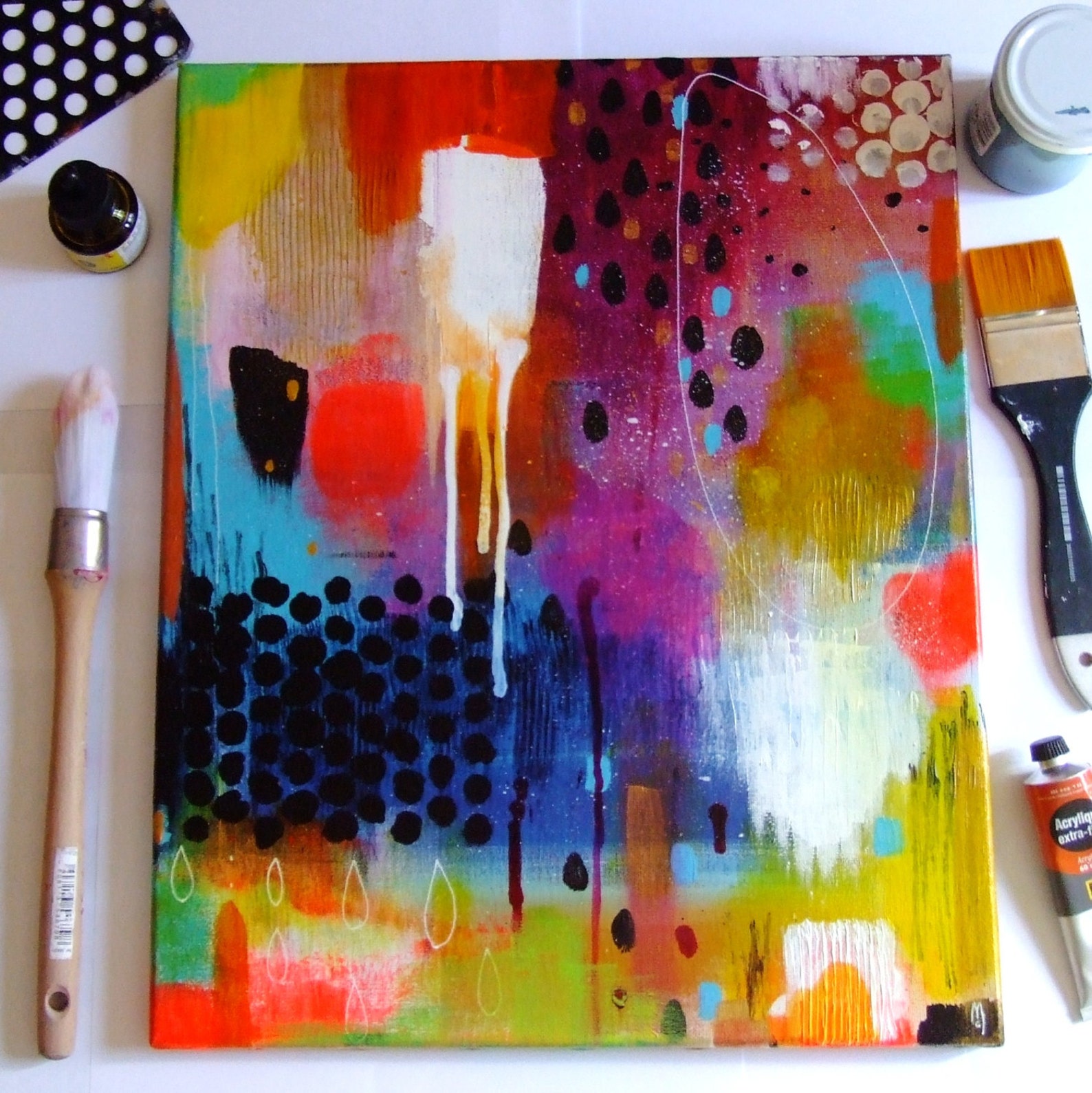 Abstract Art Abstract Painting Abstract Canvas Abstract Etsy