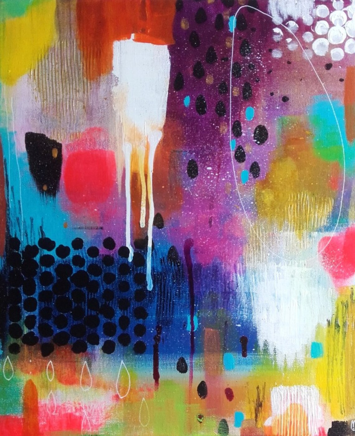 Abstract Art Abstract Painting Abstract Canvas Abstract Etsy