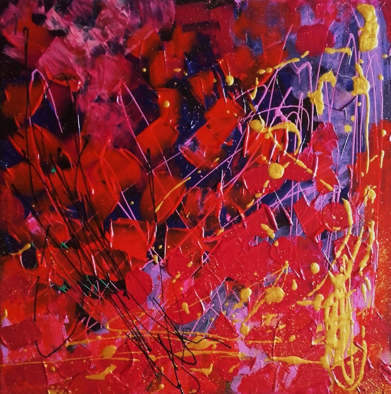 Abstract Art Abstract Painting Abstract Canvas Abstract Decor Etsy