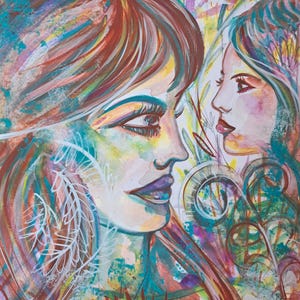 Portraits original painting - Women art