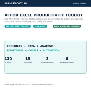 AI for Excel Productivity Toolkit