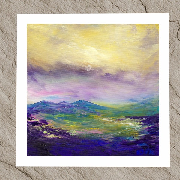 Among the Pennine Moors Giclée Print, English Landscape Art