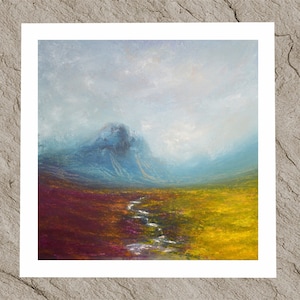 Corrie Fee, Angus Glens Scottish mountain impressionist landscape painting fine art giclee  print